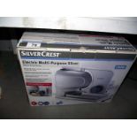 A boxed Silver Crest electric multi purpose slicer COLLECT ONLY
