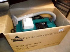 A vintage Bissell Little Green Cleaning machine in original box, model no 4401000