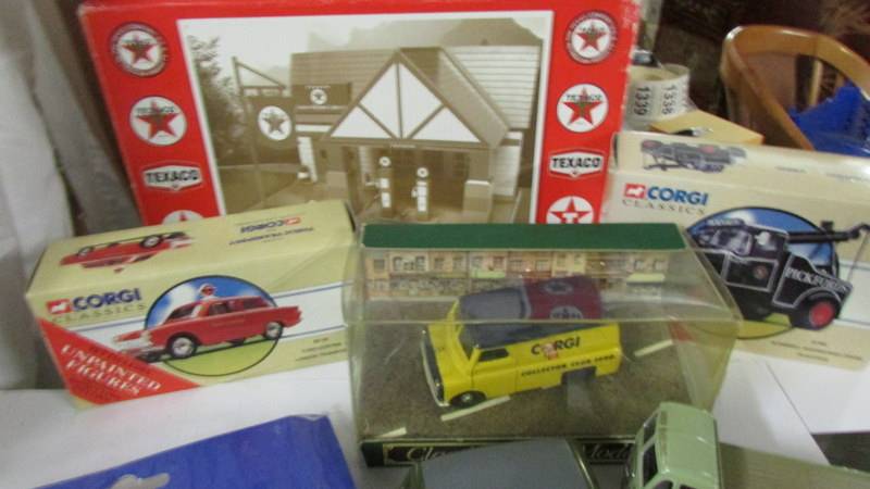 A selection of Corgi Classics, Atlas Dinky, some unboxed including a Texaco Service station. - Image 3 of 4