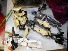 3 Lego Bionicle figures