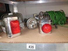 A collection of vintage bicycle lamps, torches & lead lite etc. COLLECT ONLY