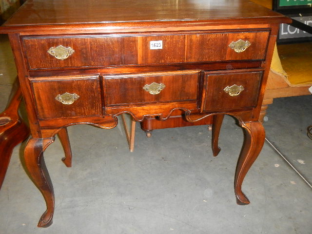 A mahogany lowboy in good condition, COLLECT ONLY.