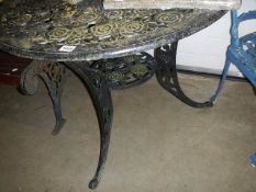 A metal garden table, COLLECT ONLY.