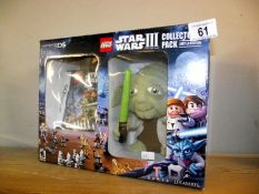 A sealed Nintendo DS Lego Star Wars III collectors pack limited edition