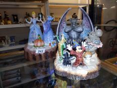 2 large Disney traditions figures, Fantasia Symphony and Magic Transformation