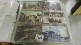 An album of approximately 360 assorted postcards.