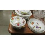 A large quantity of Royal Worcester Evesham pattern dinner ware. COLLECT ONLY.