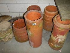 A quantity of old chimney pots, COLLECT ONLY.
