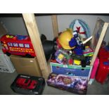 A quantity of miscellaneous toys including Nerf guns etc.