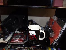 A selection of Star Wars merchandise including Lego 75077, mug, micro fighter, etc