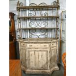 A Shabby Chic kitchen cabinet (144cm width x 54cm depth x 234cm high)