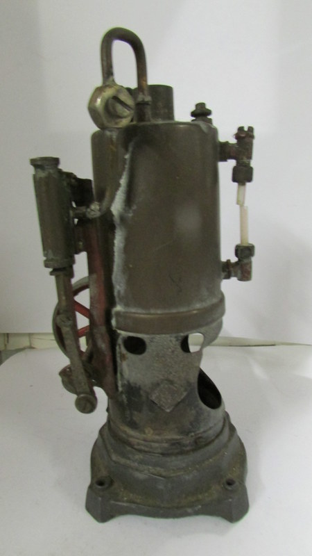 An early 20th-century Bing upright live steam engine. - Image 3 of 4