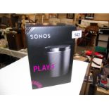 A wireless Hi-Fi system Sonos Play 1, New and sealed in box