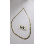 A 9ct gold chain, 15 grams.