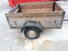 A good solid trailer 'ready to work', 5ft x 3.5ft, COLLECT ONLY