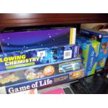 A quantity of science games including Chemistry, Crystals Kit etc (most sealed) COLLECT ONLY