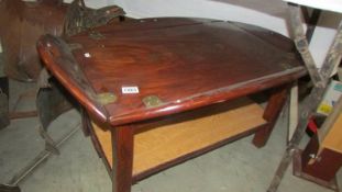 A mahogany Butler's tray/coffee table. COLLECT ONLY.
