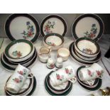 A dinner set from Carrigdhoun pottery, Cork, Ireland, COLLECT ONLY