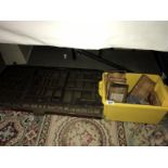 2 printers type set trays and a quantity of typeset letters, COLLECT ONLY