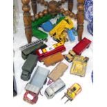A quantity of play worn Dinky toys
