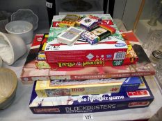 A selection of jigsaws and board games, Monopoly, Blockbusters etc, completeness unknown, COLLECT