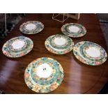 An 18 piece dinner set