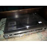 A retro Sanyo gold state stereo GXT 4540K, COLLECT ONLY