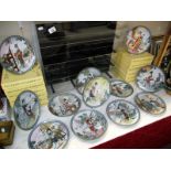 A set of 12 boxed Bradford Exchange Imperial Jingdezhen porcelain collectors plates