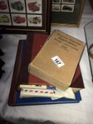 1936 Stanley Gibbons stamp catalogue and 2 albums of stamps