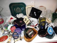 A good lot of breweriana including ashtrays, optics, COLLECT ONLY