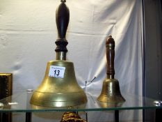2 brass bells (no clangers)