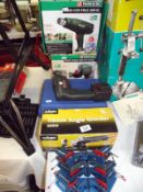 An air impact driver and other tools, some boxed, all untested, COLLECT ONLY