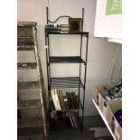 A metal storage rack with 5 shelves, COLLECT ONLY