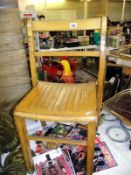 A vintage children's school chair
