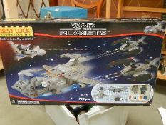A Best Lock Construction toys 'War of the Planets' Lego type building set in sealed box.
