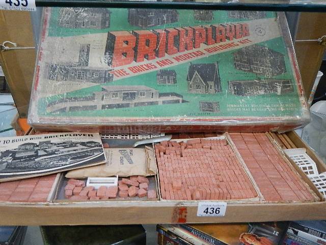 A rare complete Brickplayer building set. COLLECT ONLY.