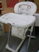 An as new babies high chair, COLLECT ONLY.