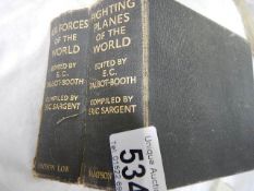 Two volumes 'Fighting Planes of the World', over 500 pages in each.