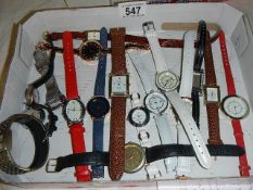 Approximately 17 ladies wrist watches.