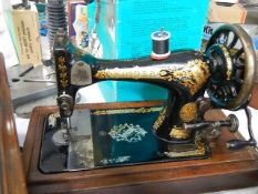 A vintage Singer sewing machine, COLLECT ONLY.