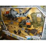 A sealed boxed Combat Force 9 military play set. COLLECT ONLY.