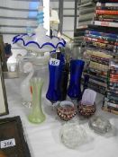 A good lot of glass ware including coloured. COLLECT ONLY.