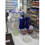 A good lot of glass ware including coloured. COLLECT ONLY.