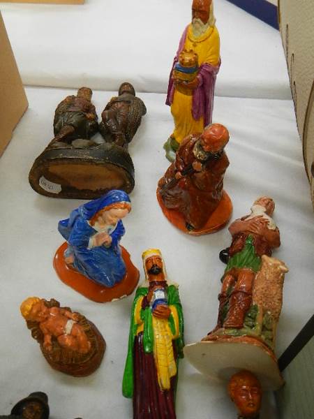 A mixed lot of plaster figures etc., - Image 2 of 3