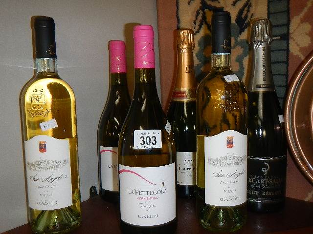 Six bottles of assorted wine. COLLECT ONLY. - Image 2 of 2