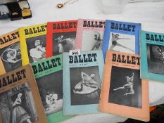 A quantity of 1947 Ballet magazines.