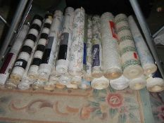 A quantity of new rolls of assorted wallpaper. COLLECT ONLY.