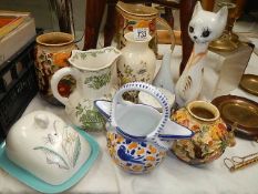 A mixed lot of ceramics including Mason's, Woods etc.,