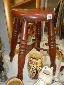 A farm house stool, COLLECT ONLY.