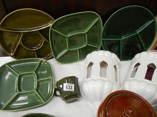 A mixed lot including hors d'ouvre dishes, teapot etc., COLLECT ONLY. - Image 2 of 4